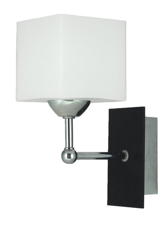CUBETTO LAMPA KINKIET 1X60 E27 DREWNO+CHROM Candellux 21-24513