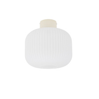 Okrągła lampa sufitowa z ryflowanym szklanym kloszem 1xE27 AURORA Nowodvorski 11970