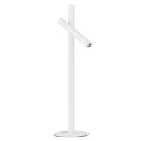 Biała prosta lampka stołowa kierunkowa LED 3000K TROST TABLE WHITE Azzardo AZ7201