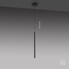 Pojedyńcza czarna cienka lampa wisząca LED 3000K FLUTE 2111-18