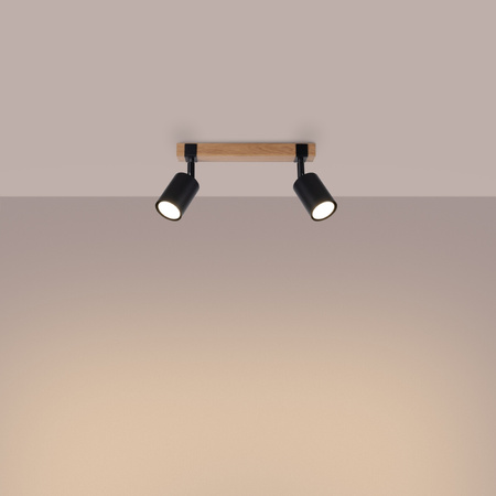 Plafon FAGER 2 czarny Sollux SL.1344