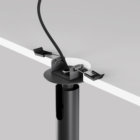 Oprawa podtynkowa cienka i długa tuba LED 3000K Focus T C141RS-L125-6W3K-B Maytoni