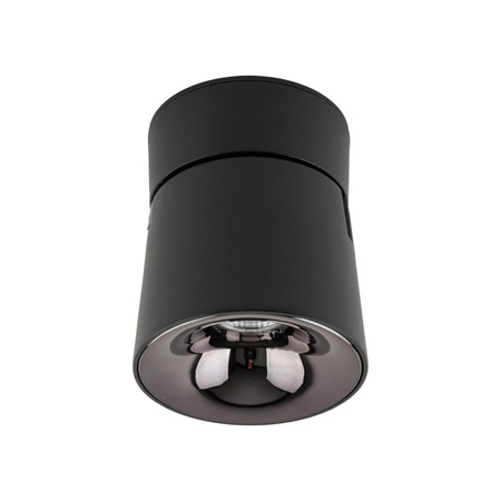 Czarna oprawa natynkowa ruchoma tuba LED 3000K KYOTO BLACK 12W Tk Lighting 18137