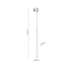 TRACER TRÓJOBWODOWY PIANO BLACK 1 G9 TK Lighting 6028
