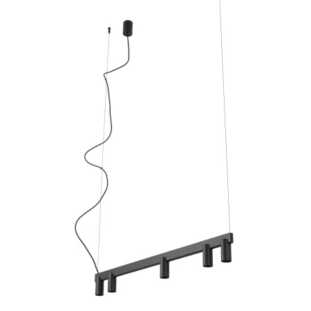 Lampa wisząca 5 tub na czarnej belce FOURTY LINE LED 900 Nowodvorski 12298