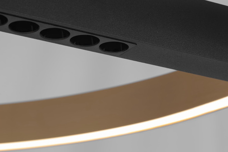 Glamour lampa wisząca LED z okręgiem 60cm METIS Kaja Lighting K-8233