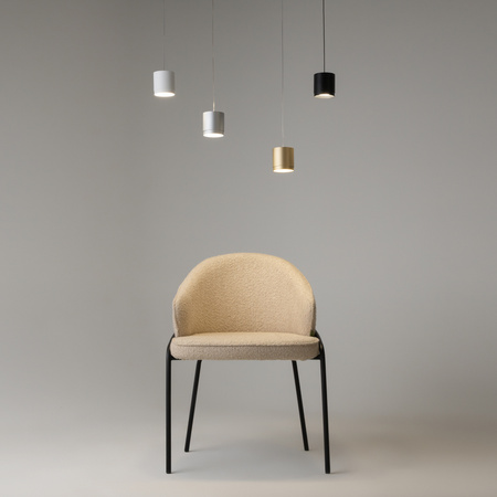 Czarna lampa wisząca tuba 8,2cm na żarówkę GX53 Polar P088PL-GX53-B Maytoni