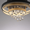 Lampa sufitowa LED 3000K 2 Pierścienie z kryształami ROTAZO Paul Neuhaus 6267-68 funkcja śćiemniania