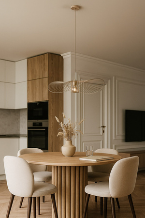 Beżowa, druciana lampa wisząca KAPELUSZ Kaja Lighting KP-21 MINI BEŻ
