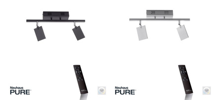 Lampa sufitowa PURE-MIRA LED Paul Neuhaus 6354-95 sterowana pilotem