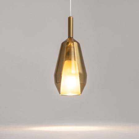 Pojedyńcza lampa wisząca szklany złoty klosz 1xE27 Duality MOD271PL-01B7 Maytoni