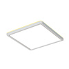 Kwadratowy niski plafon sufitowy LED biała obramówka  Aleria Italux PLF-39573-450S-50W-WH