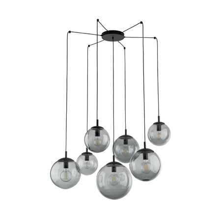 Lampa wisząca ESME 7 GRAPHITE PAJĄK TK Lighting 5385