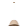 Metalowa lampa wisząca w kolorze beżowym o średnicy 50cm FARO SABIA 1xE27 Tk Lighting 10658