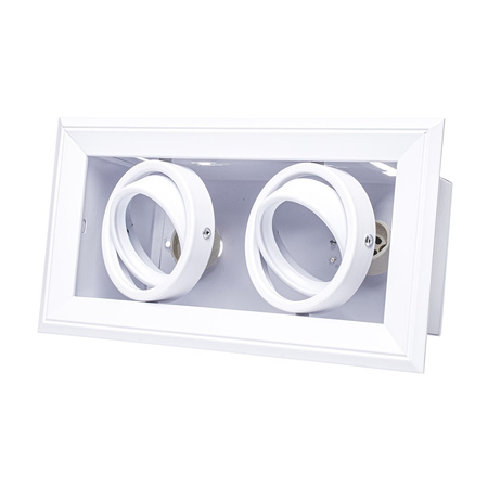 LAMPA PODTYNKOWA BLOCCO BIAŁY 2x7W GU10 LED ML473