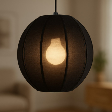 Lampa wisząca Dana Czarny 1xE27 Milagro ML1806
