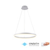 Lampa wisząca biały ring 60cm TITUS LED 3000K Paul Neuhaus 2382-16