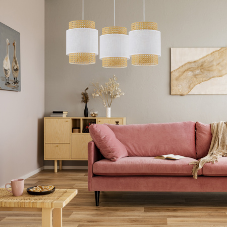 Lampa wisząca BOHO WHITE listwa TK Lighting 6537