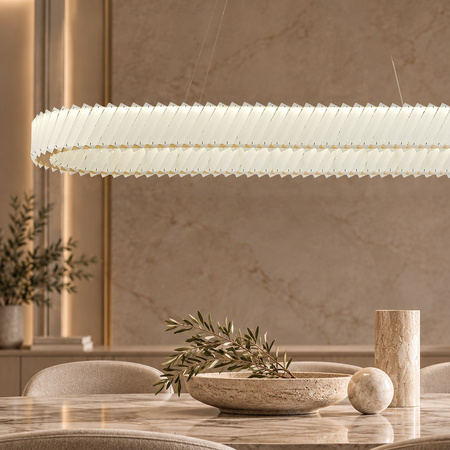 Lampa wisząca owalna Deluxe 120x35cm 44W LED Milagro ML2782