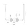 Lampa wisząca ARAME 32W LED Milagro ML1434
