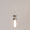 Pojedyńcza lampa wisząca z elemntem z marmuru Kyoto MOD178PL-01GR Maytoni