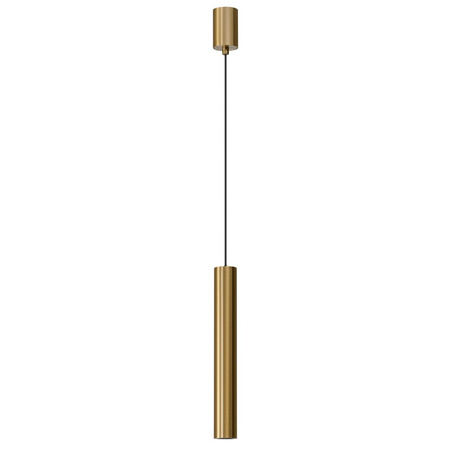 Lampa wisząca złota tuba o średnicy 4,5cm LED 3000K ANGOLA PENDANT GO Azzardo AZ7167