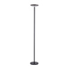 Prosta lampa podłogowa w kolorze czarnym LED 3000K HANS Just Light 11729-18
