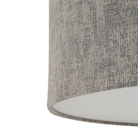 Lampa wisząca o średnicy 50cm z abażurem w kolorze jedwabistego grafitu 1xE27 LAGO M Nowodvorski 11674