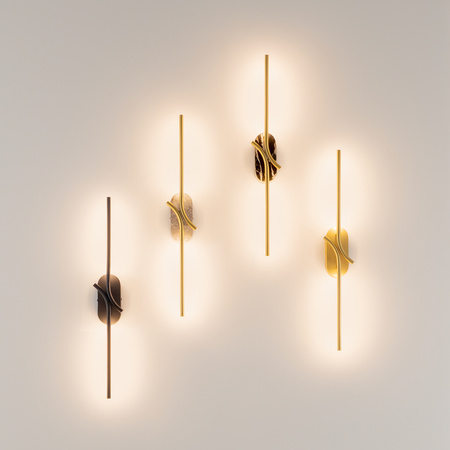 Czarny kinkiet LED 3000K światło na ściane Renaissance MOD256WL-L5B3K Maytoni