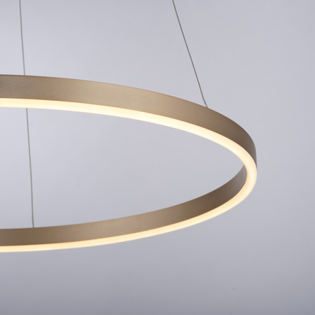 Ring wiszący w kolorze matowego mosiądzu o średnicy 58cm RITUS LED 3000K z funkcją SwitchMo Just Light 15394-60