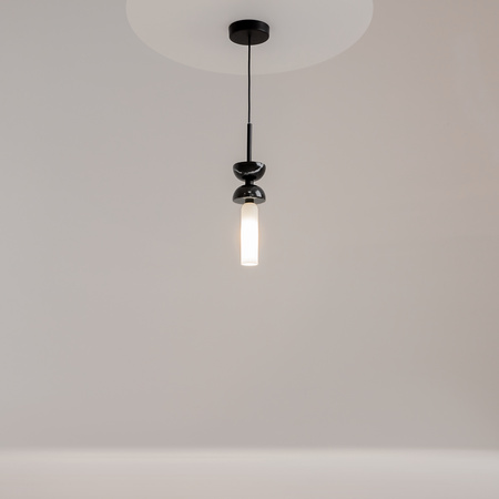 Pojedyńcza czarna lampa wisząca 1xG9 Kyoto MOD178PL-01B Maytoni