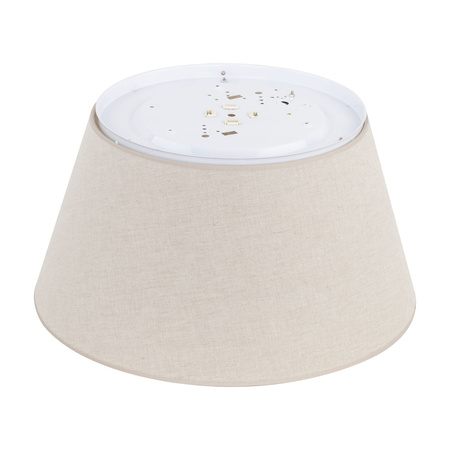 Lampa sufitowa stożek z lnu 50cm 4xE27 FORMO LEN Tk Lighting 11075
