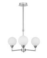 Logos lampa wisząca satynowy 3x25w g9 klosz biały Candellux 33-05441