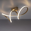 Lampa sufitowa w kolorze Matowy mosiądz z wbudowanym ściemniaczem LED 3000K MARIA Just Light Paul Neuhaus  15403-60