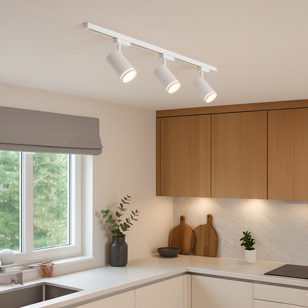 Oprawa Pipe Ring do systemu Track Biały 1xGU10 Milagro ML2066