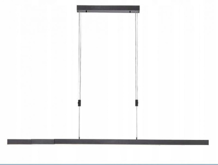 Lampa wisząca rozsuwana 120cm 179cm MONDO BLACK LED Paul Neuhaus 833595