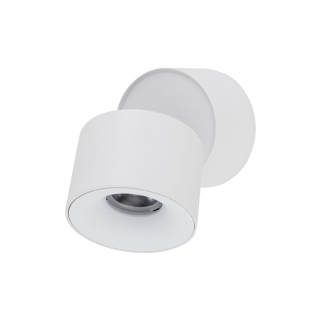 Biała oprawa natynkowa ruchoma tuba wybór barwy światła SPARK WHITE CCT 10W Tk Lighting 18168