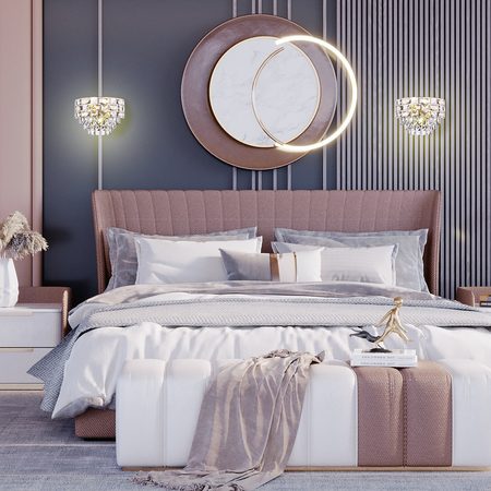 Kinkiet kryształowy LUXURIA 2xE14 Milagro ML8893