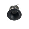 Czarne oczko podtynkowe Pik LED IP54 3000K RL0106-CCT-BK Yaskr