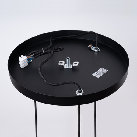 Lampa wisząca BRINA 3P czarna Sollux SL.1336