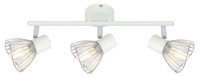 FLY LAMPA SUFITOWA LISTWA 3X40W E14 BIAŁY/CHROM Candellux 93-61973