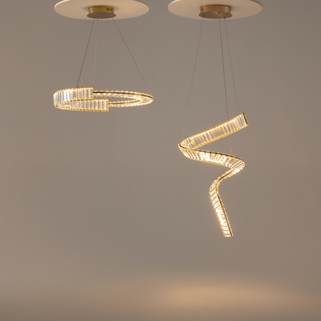 Przepiękna lampa wisząca kryształowa Krone 3000K P097PL-L48BS3K 3000K Maytoni