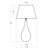 Lampa stołowa MODENA BLACK 4Concepts L036082240
