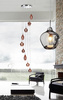 Lampa wisząca AMBER MILANO 9 COOPER AZzardo AZ3134