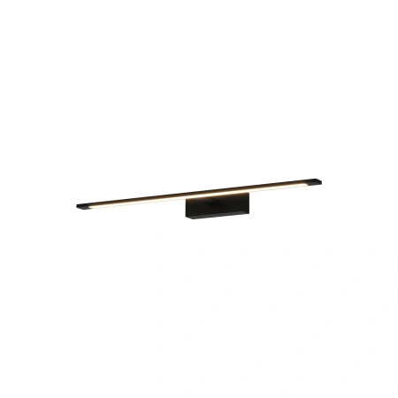Czarny kinkiet łazienkowy 62cm nad lustro Elgidia LED 3500K WL0122-M-BK Yaskr