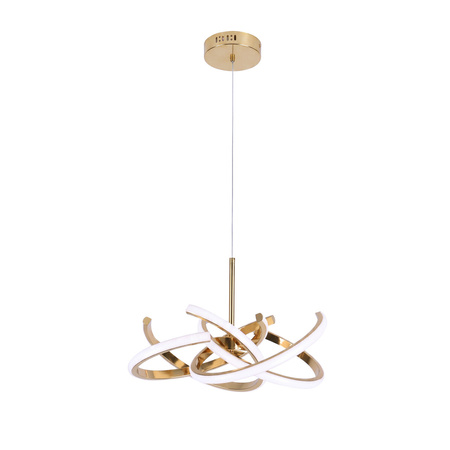 Lampa wisząca Spider 58 cm złota LED CCT Light Prestige LP-1225/1P 58 GD