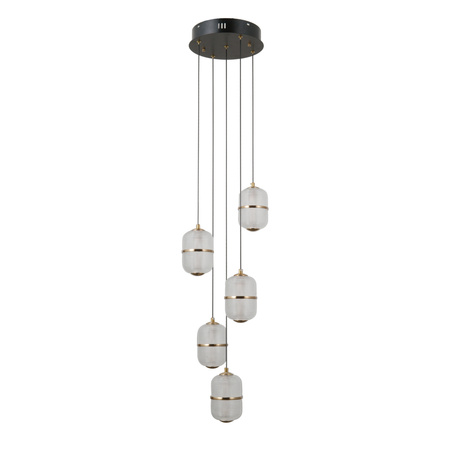 Lampa wisząca Alani LED 3000K Italux PND-34375-5-BK