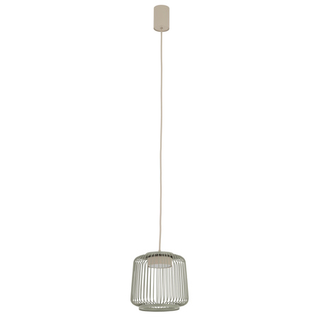Druciana lampa wisząca w kolorze szałwiowym o średnicy 18cm 1xGX53 KENAI A Nowodvorski 12221