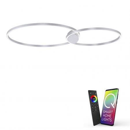 Lampa sufitowa Q-KATE LED Paul Neuhaus 6590-95 sterowana pilotem funkcja smart
