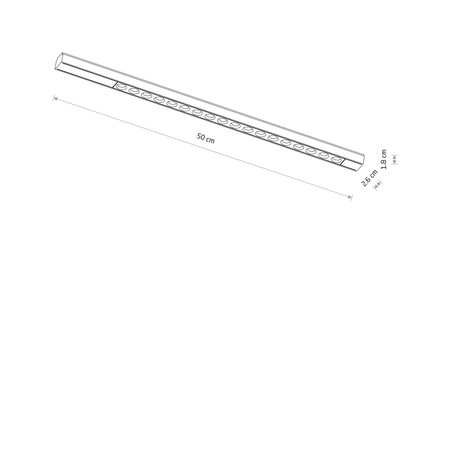 UT-LVM FOCUS LED 18W 4000K 1-obwodowy niskonapięciowy 48V   UT- LVM Nowodvorski 11332